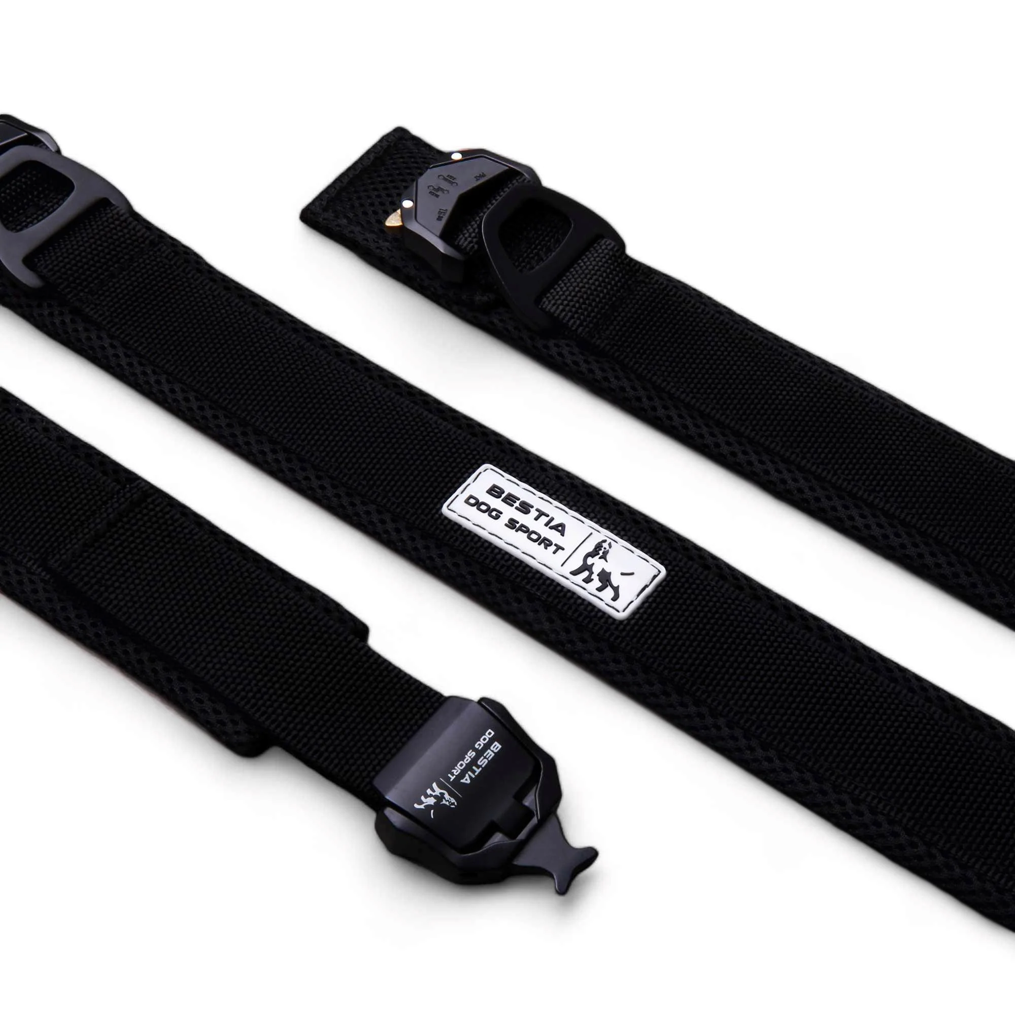 BESTIA DOG SPORT FAST RELEASE COLLAR BLACK