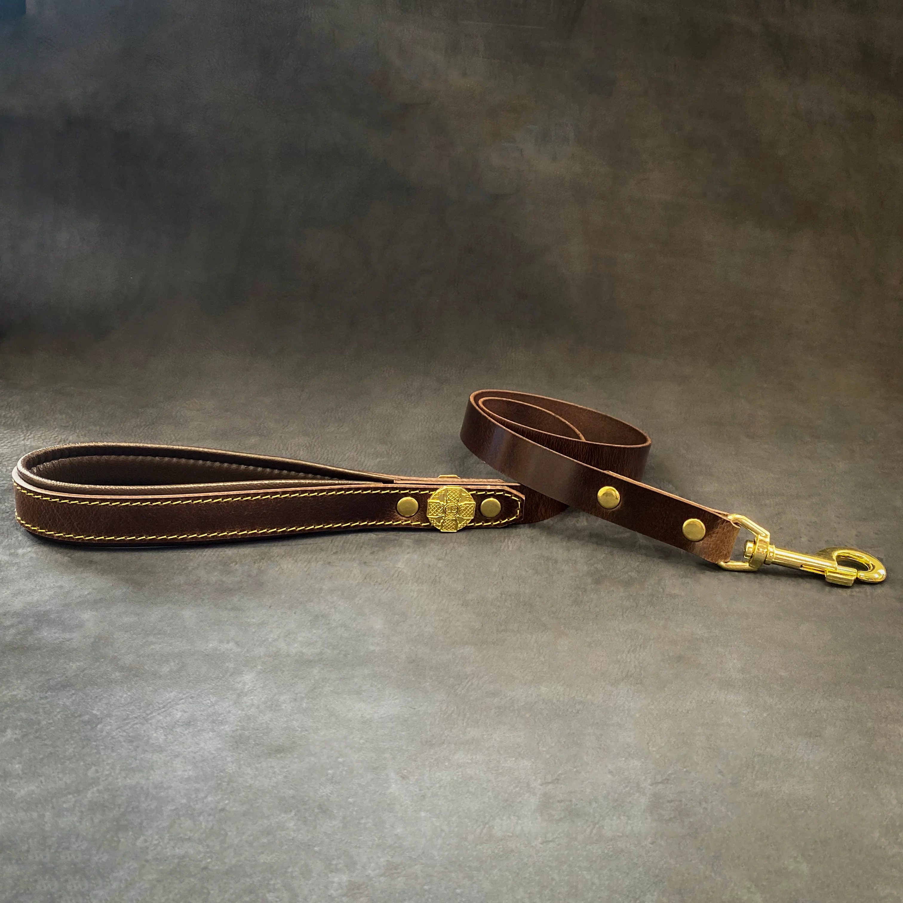 Maximus Gold Leash 1 inch wide - Image 3