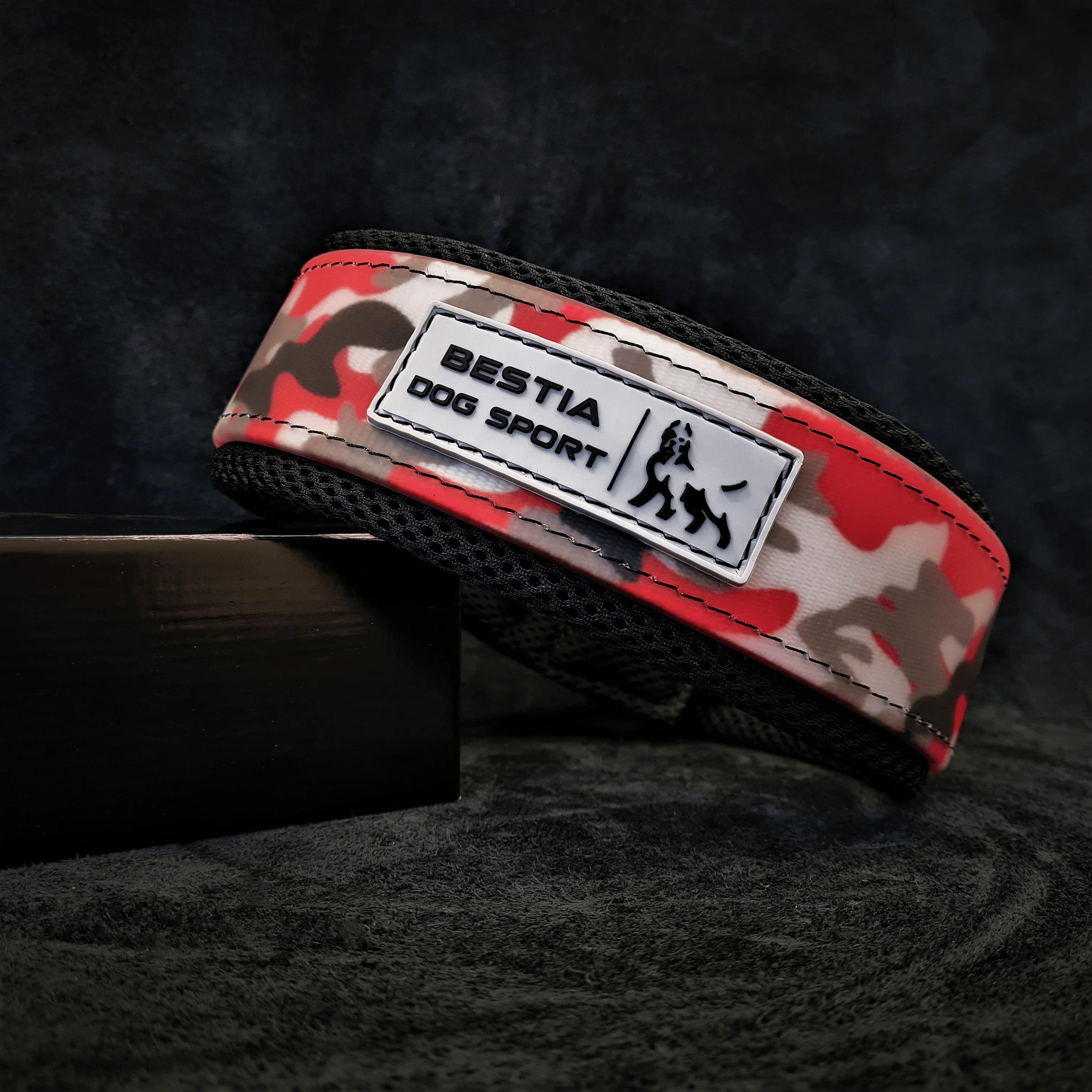 BESTIA DOG SPORT COLLAR RED CAMO - Image 2