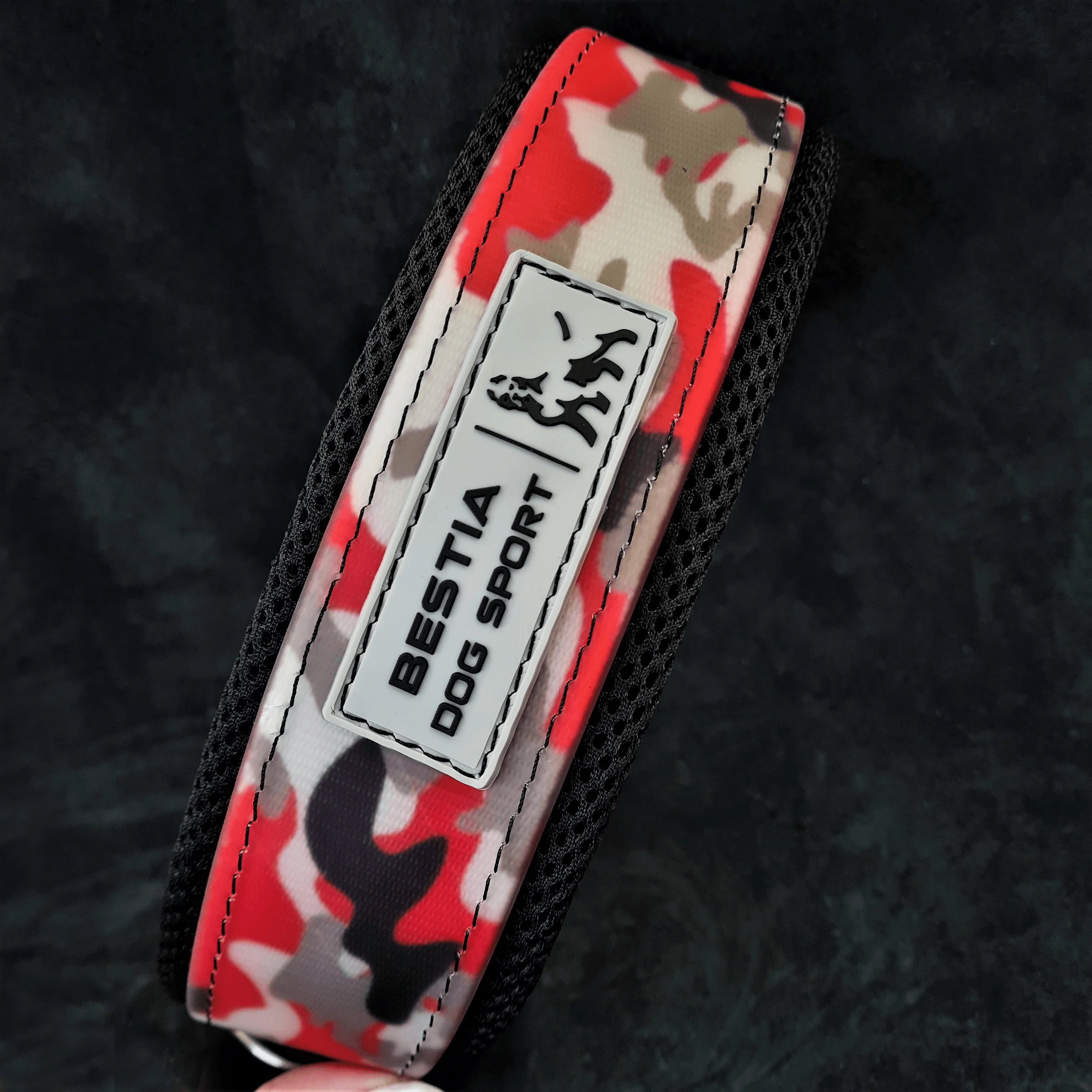 BESTIA DOG SPORT COLLAR RED CAMO - Image 3